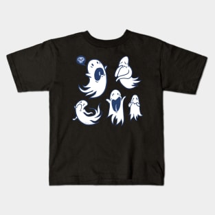 Spooky Cute Ghost Art Kids T-Shirt